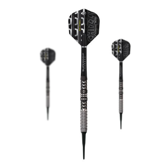 Freccette morbide Dave Chisnall Chizzy Series 4 di Harrow Zu sehen ist das Set der Harrows Dave Chisnall Chizzy Series 4 Softdarts. Das Produkt ist für Dartspieler geeignet, die Softdarts bevorzugen.