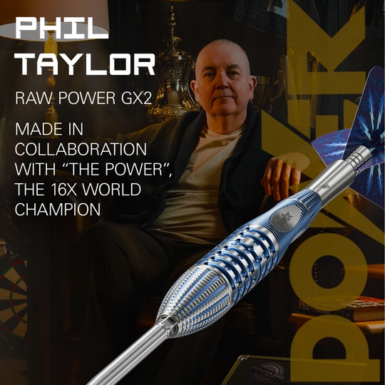 Freccette in acciaio Target Phil Taylor Gx2 Swiss Point Zu sehen sind die Target Phil Taylor Gx2 Swiss Point Steeldarts. Das Set zeichnet sich durch ein modernes Aussehen und professionelle Qualität aus.