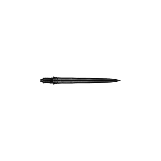 Punte per freccette Caliburn EZ-EVO - Lisce - Nere Das Bild zeigt EVO181 Caliburn EZ-EVO Dartspitzen Smooth Schwarz 28mm. Es handelt sich um schwarze Dartspitzen in glatter Ausführung.