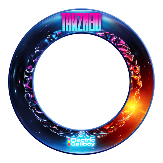 Electric Callboy Tanzneid Album Version Dartboard Surround - Blue