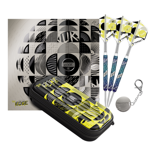 Freccette in acciaio Target Luke Littler Edge Swiss Point Dieses Bild zeigt die Target Luke Littler Egde Swiss Point Steeldarts in voller Ansicht. Die Steeldarts bestechen durch ihre hochwertige Verarbeitung.