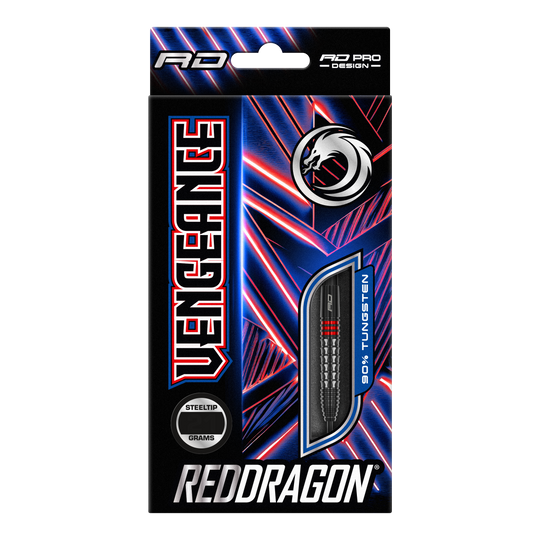Freccette in acciaio blu Red Dragon Vengeance