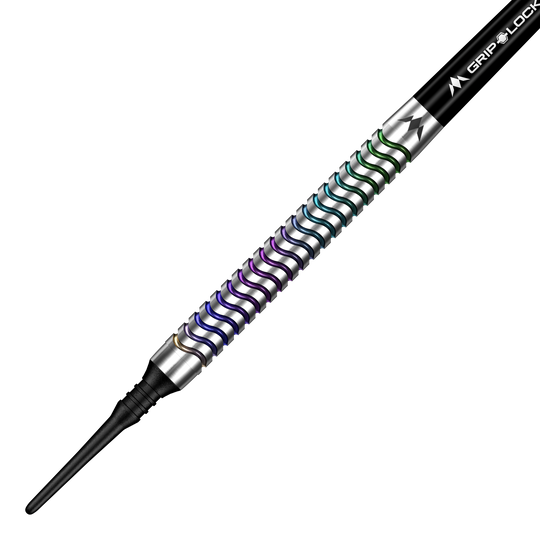 Freccette morbide Mission Mirage - 20 g Mission Mirage Softdarts - 20g sind auf dem Bild abgebildet. Das Bild stellt die Form und das Design der Softdarts dar.