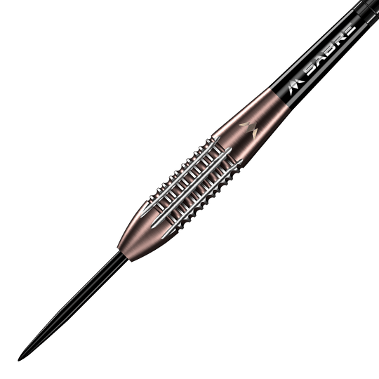 Mission Arkitekt Bronzo Silice PVD Steeldarts - 23,5 g Das Bild zeigt die Mission Arkitekt Bronze Silika PVD Steeldarts mit einem Gewicht von 23,5g. Die Steeldarts haben ein elegantes Bronze-Design.
