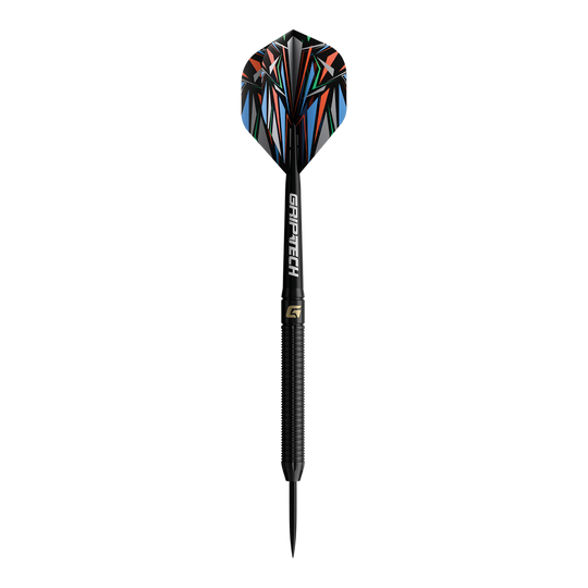 Freccette in acciaio al tungsteno nero GOAT Athlete Abgebildet ist das Produkt GOAT Athlete Black Tungsten Steeldarts. Es handelt sich um hochwertige Steeldarts mit schwarzem Wolfram-Schaftelement.