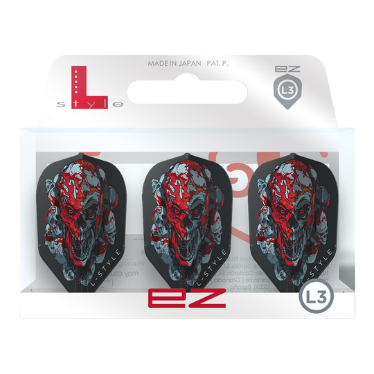 Alette L-Style Ryan Searle Signature V4 nere L3EZ Diese Abbildung zeigt L-Style Ryan Searle Signature V4 Black L3EZ Flights. Die Dartflights zeichnen sich durch ein elegantes, schwarzes Design aus.