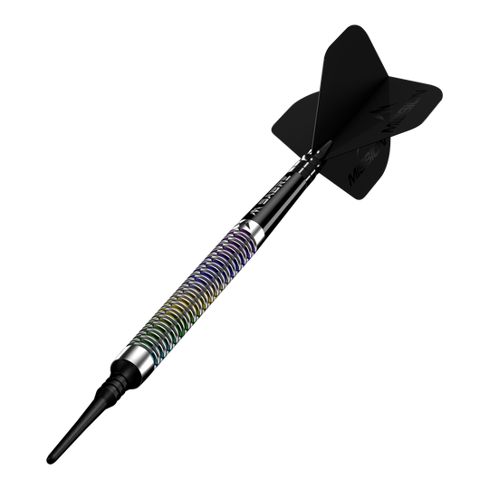 Freccette morbide Mission Kaleidos - 19 g Abgebildet ist das Produkt Mission Kaleidos Softdarts - 19g. Dies sind spezielle Softdarts für das Dartspiel.