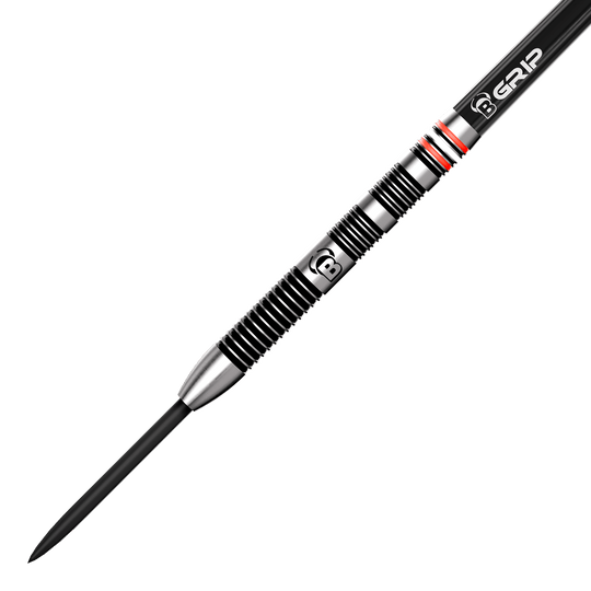 Bulls Challenger Patrick Tringler Freccette in acciaio - 21 g Bulls Challenger Patrick Tringler Steeldarts mit 21g Gewicht. Das Bild stellt die Form und Details der Steeldarts dar.