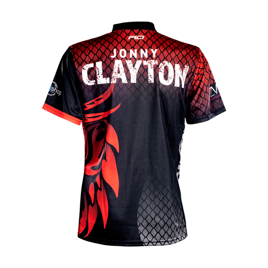 Maglietta con freccette Red Dragon Jonny Clayton Tour