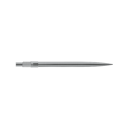 Punte per freccette Harrows Quick Point - Argento Das Bild zeigt Harrows QuickPoint Dartspitzen in Silber mit einer Länge von 35mm. Die Abbildung gibt einen Eindruck des Produktes.