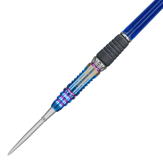 Freccette in acciaio Target Japan Rising Sun GEN10 Swiss Point Zu sehen sind die Target Japan Rising Sun GEN10 Swiss Point Steeldarts. Die Darts sind aus verschiedenen Winkeln fotografiert.