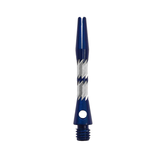 Aste in alluminio Bulls NL Minor - Blu - 33 mm Abgebildet sind Bulls NL Minor Aluminium Shafts in Blau, 33 mm lang. Die Schäfte sind für Dartpfeile geeignet.