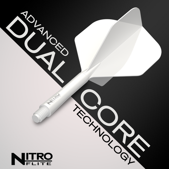 Red Dragon Nitroflite Asta bianca Alette bianche n. 2 Abgebildet ist der Red Dragon Nitroflite White Shaft White Flights No2. Der Artikel besteht aus weißen Dartflights mit weißem Schaft.