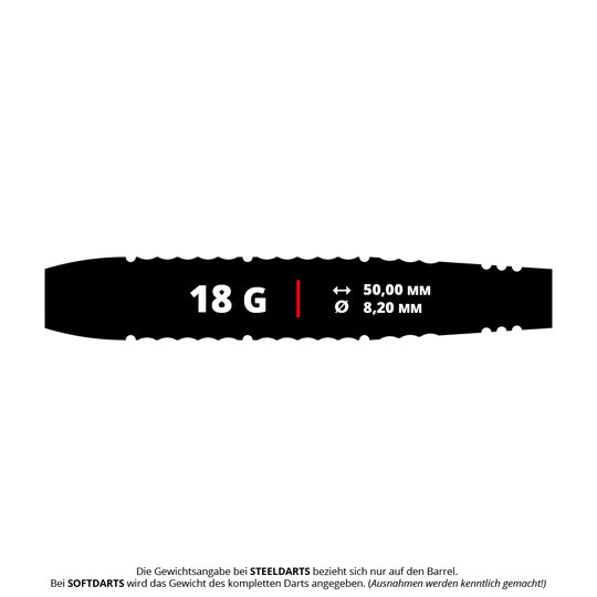 Freccette morbide in ottone Mission Rogue - 18 g