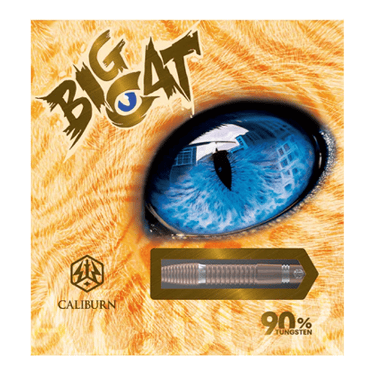 Caliburn Big Cats Lion freccette in acciaio Das Bild zeigt einen Steeldart aus der Serie Caliburn Big Cats Lion. Der Dart ist detailliert und deutlich dargestellt.