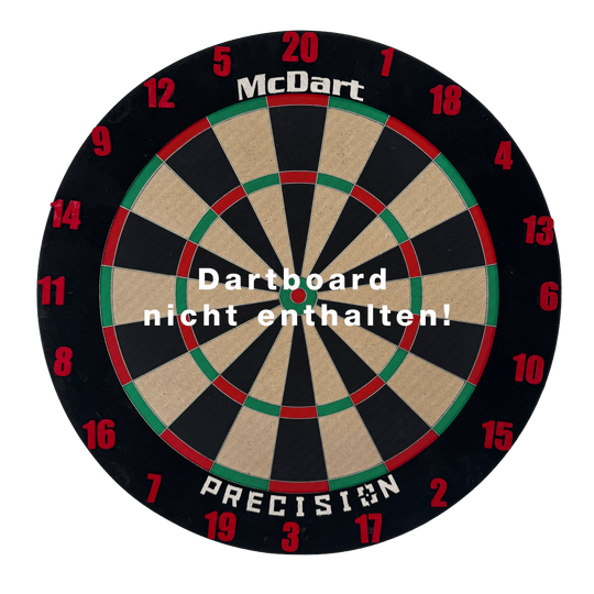 Anelli numerati per freccette McDart / Anello numerato classico Abgebildet ist ein klassisches rotes Board. Das Board hat eine rechteckige Form.