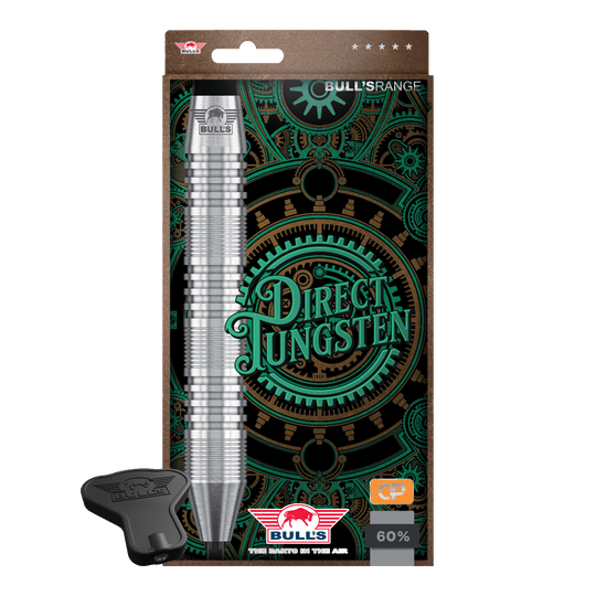 Freccette Bulls NL Direct in tungsteno con punta convertibile in acciaio - 23 g