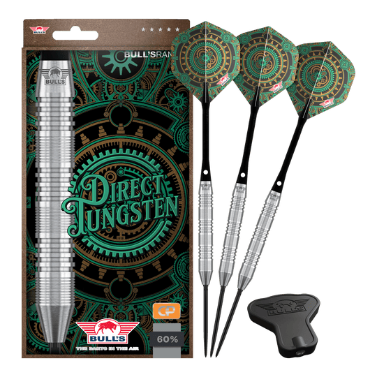 Freccette Bulls NL Direct in tungsteno con punta convertibile in acciaio - 23 g