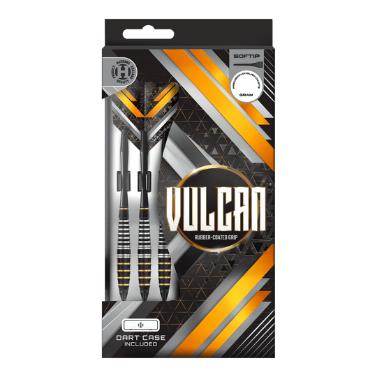 Freccette morbide Vulcan Harrows Zu sehen sind die Harrows Vulcan Softdarts. Diese Softdarts zeichnen sich durch ihr modernes Design aus.