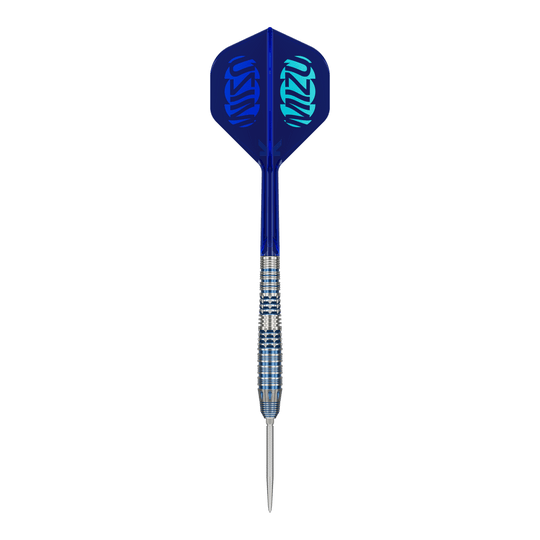 Target Japan Mizu Series 03 Freccette in acciaio Swiss Point Das Bild zeigt die Target Japan Mizu Series 03 Swiss Point Steeldarts. Diese Darts sind für professionelle Dartspieler geeignet.