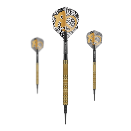 Freccette morbide Target Bolide Envy 10 Abgebildet ist ein Set der Target Bolide Envy 10 Softdarts. Das Set umfasst hochwertige Softdarts für den Dart-Sport.