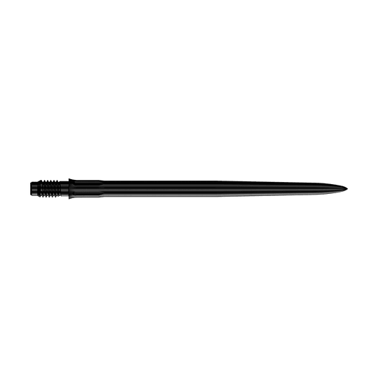 Punte per freccette Mission R2.5 Rapid Point SM1 - Nere Das Bild zeigt Dartspitzen in Schwarz mit 40mm Länge. Zu sehen sind die Mission R25 Rapid Point SM1 Dartspitzen.