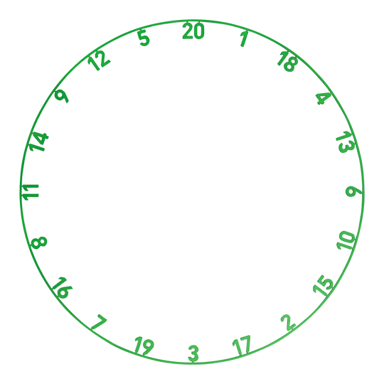 Anello con numero laser tagliato Precise 180 OnePiece Das Bild zeigt einen Zahlenring in Smaragdgrün. Der Name des Produkts lautet ONE1050_Precise180_OnePiece_Lasercut_Zahlenring_EmeraldGreen_1.