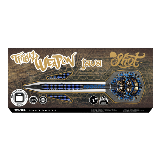 Colpo di arma tribale Java Softdarts