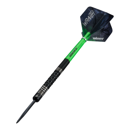 Freccette in acciaio Unicorn Wraith James Wade Abgebildet sind die Unicorn Wraith James Wade Steeldarts. Sie zeichnen sich durch ihre besondere Form und Qualität aus.