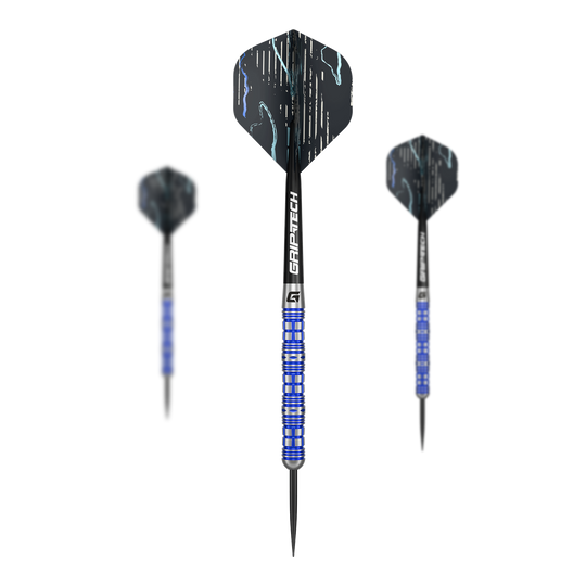 Freccette in acciaio GOAT Surfer Abgebildet ist das Produkt GOAT Surfer Steeldarts. Es handelt sich um ein Set hochwertiger Steeldarts für das Dartspiel.