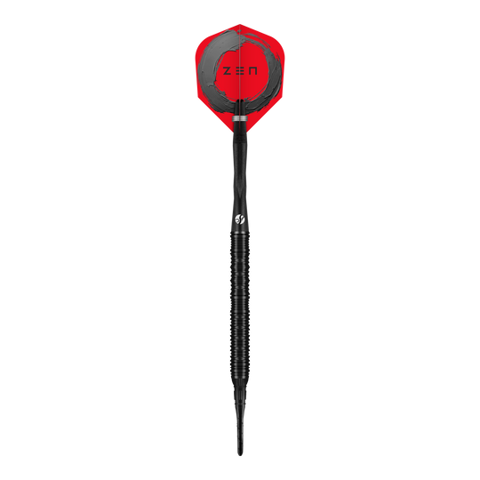 Freccette morbide Shot ZEN Straight - 20 g Das Bild zeigt die Shot ZEN Straight Softdarts mit einem Gewicht von 20g. Die Darts sind für das Softdartspiel geeignet.
