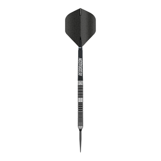 Dardi in acciaio Red Dragon Pegasus Switch Point Abgebildet ist ein Red Dragon Pegasus Switch Point Steeldart. Der Dartpfeil besitzt ein modernes Design und wird für das Steeldartspiel verwendet.