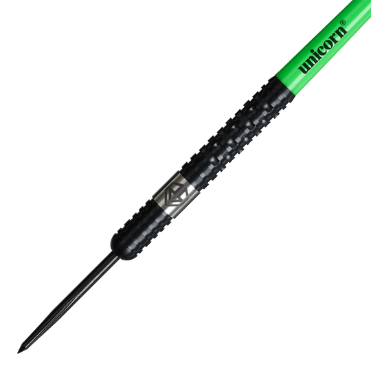 Unicorn Wraith Ross Smith Steeldarts mit 22g sind hier abgebildet. Sie sind ideal für ambitionierte Steeldartspieler.