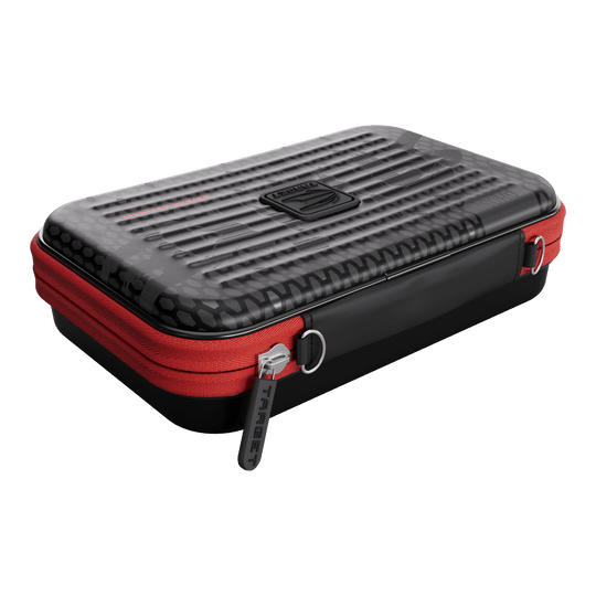 Dieses Bild zeigt das Takoma XL Ghost Series Nathan Aspinall Dartcase. Es eignet sich ideal zur Aufbewahrung von Dartzubehör.