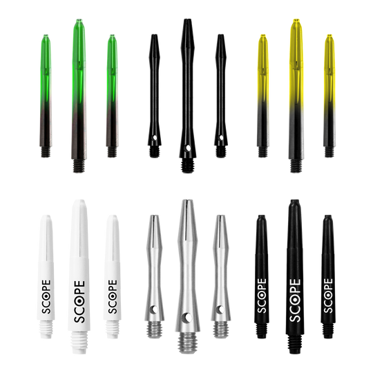 McDart Starter Pack Steel Dart Das Bild zeigt das McDart Starterpack. Es handelt sich um ein Starterset für Dartspieler.