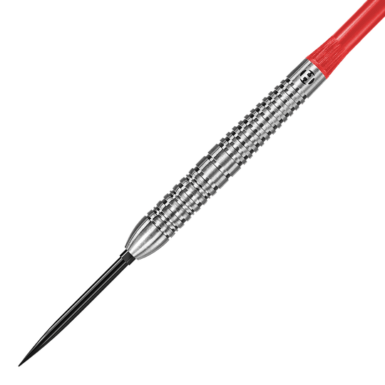 Freccette in acciaio Harrows Damon Heta Natural Quick Point Hier ist der Harrows Damon Heta Natural Quick Point Steeldart abgebildet. Der Dart eignet sich besonders für professionelle Dartspieler.
