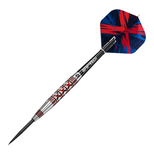 GOAT colpisce Steeldarts Das Bild zeigt das Produkt GOAT Strikes Steeldarts. Es handelt sich um Steeldarts, die besonders für Präzisionsspiele geeignet sind.