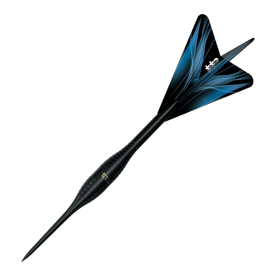 Caliburn TTD Complete Titanium T2 Freccette in acciaio nere - 6 g Abgebildet ist das Produkt Caliburn TTD Complete Titanium T2 Black Steeldarts - 6g. Die abgebildeten Steeldarts sind aus schwarzem Titan gefertigt.