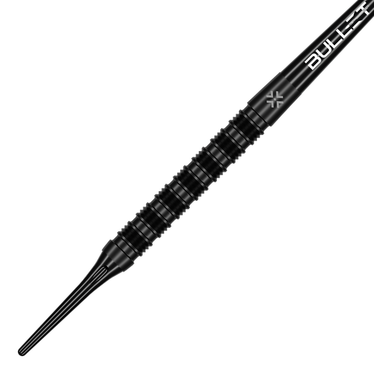 Bullet Shadow Softdarts - 20 g Das Bild zeigt Bullet Shadow Softdarts - 20g. Der Softdart hat ein modernes Design und ist für das Dartspiel geeignet.