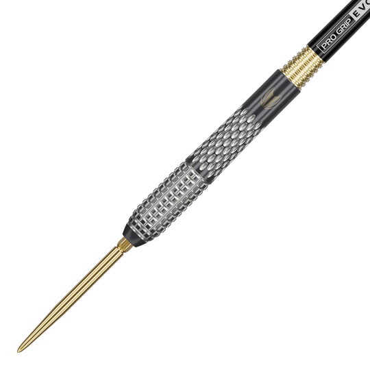 Freccette in acciaio Target Stephen Bunting GEN5 Void Swiss Point Auf dem Bild sieht man die Target Stephen Bunting GEN5 Void Swiss Point Steeldarts. Die Darts sind für präzises und professionelles Spielen konzipiert.