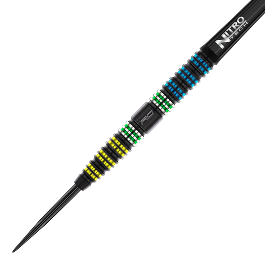 Red Dragon Dragonfly 95 freccette in acciaio coniche nere Das Produkt Red Dragon Dragonfly 95 Black Tapered Steeldarts ist im Bild als Set abgebildet. Die Barrels haben ein dynamisches Aussehen.