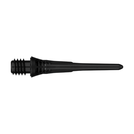 Confezione da 30 punte per freccette Target Cryo Soft - Nero Dieses Bild zeigt die Target Cryo Softdartspitzen im 30er Pack in Schwarz. Die Dartspitzen sind als Ersatzspitzen für elektronische Dartscheiben geeignet.