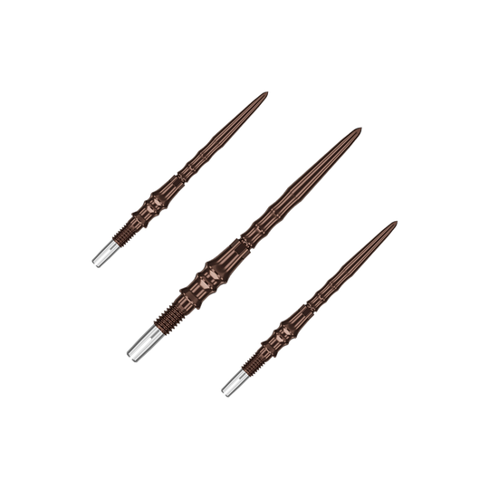 Target Japan Premium Swiss Point Steldart Tips - Silice Auf dem Bild sieht man ein Set von Steeldartspitzen, Modell Silica mit 30mm Länge. Es handelt sich um die Target Japan Premium SwissPoint Serie.