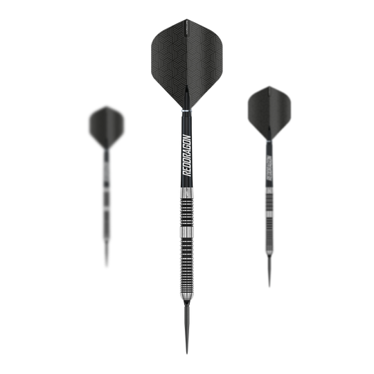 Dardi in acciaio Red Dragon Pegasus Switch Point Ein Set von Red Dragon Pegasus Switch Point Steeldarts ist abgebildet. Die Steeldarts eignen sich für professionelle Dartspieler.