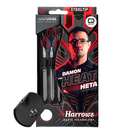 Freccette in acciaio Harrows Damon Heta Natural Quick Point Abgebildet ist der Harrows Damon Heta Natural Quick Point Steeldart. Dieser Dart zeichnet sich durch seine Qualität und Langlebigkeit aus.