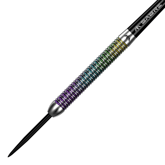 Missione Kaleidos Steeldarts Auf dem Bild sind die Mission Kaleidos Steeldarts zu sehen. Die Dartpfeile zeichnen sich durch ihr auffälliges Design aus.