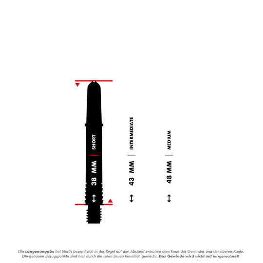 Aste Target Pro Grip EVO - Nere