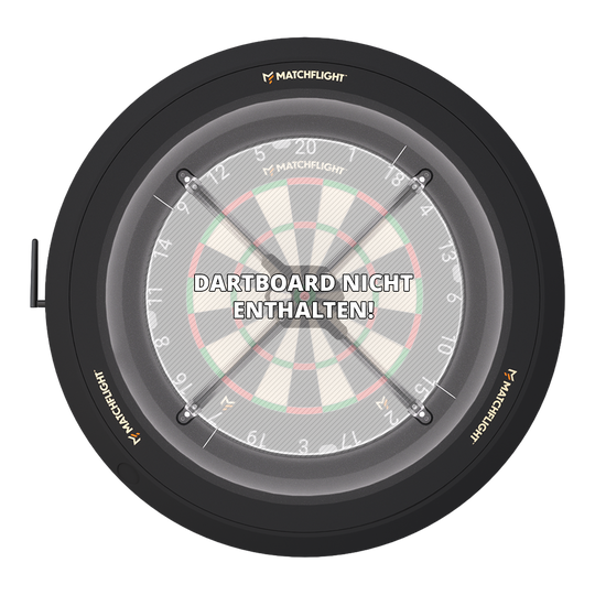 Sistema di punteggio automatico Matchflight Heylo Ein weiteres Foto vom Matchflight Heylo Autoscoring System. Die Anzeige und das Bedienfeld sind gut erkennbar.