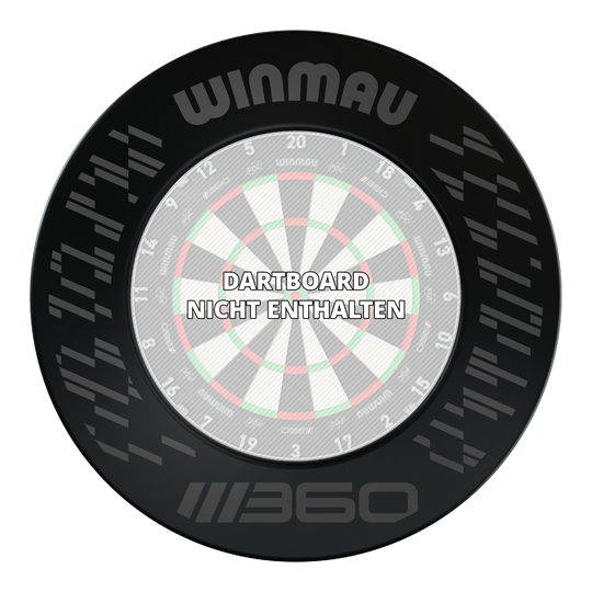 Winmau Blade 360 Dartboard Surround - Nero Abgebildet ist das Winmau Blade 360 Dartboard Surround in der Farbe Schwarz. Es schützt die Wand vor abprallenden Dartpfeilen.