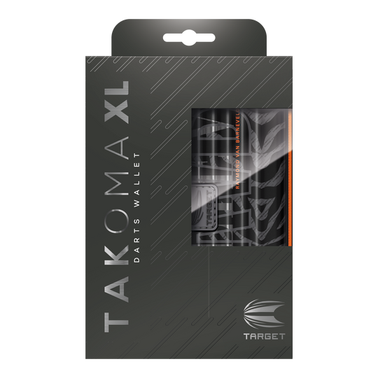 Custodia per freccette Takoma XL Ghost Series Raymond Van Barneveld Auf dem Bild ist das Takoma XL Ghost Series Raymond Van Barneveld Dartcase zu sehen. Mit diesem Dartcase können die Pfeile sicher verstaut werden.